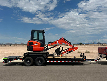 Mini Excavator and Trailer rental in Coolidge, Arizona